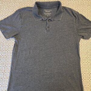Lucky Brand Men's Med navy blue polo shirt